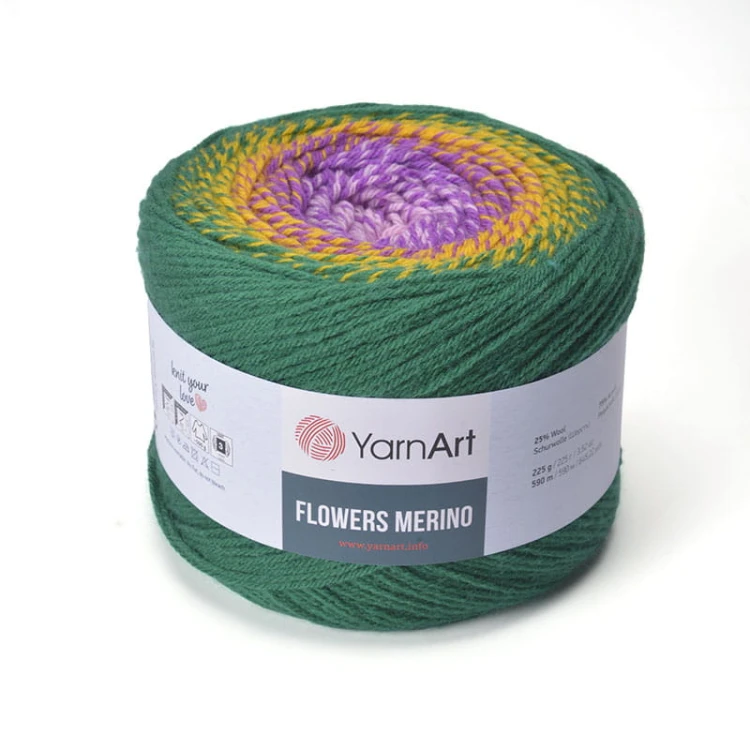 Włóczka YarnArt Flowers Merino 564