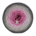 KOKONEK Merino 854 - Ciemny szary/cappuccino/popielaty/zgaszony róż/lody porzeczkowe