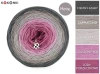 KOKONEK Merino 854 - Ciemny szary/cappuccino/popielaty/zgaszony róż/lody porzeczkowe