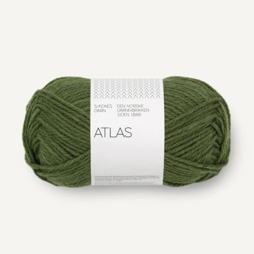 Włóczka Sandnes Garn Atlas 9072 / zielony mech