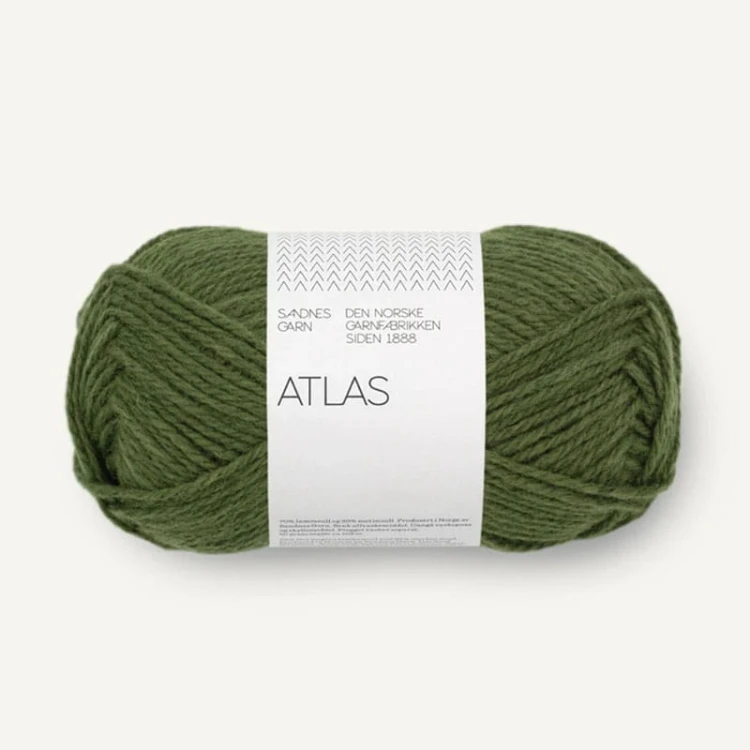 Włóczka Sandnes Garn Atlas 9072 / zielony mech
