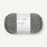 Włóczka Sandnes Garn Atlas 1055 / ciemny szary melanż