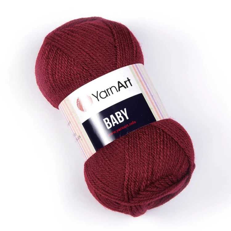 Włóczka YarnArt Baby 577 / burgund