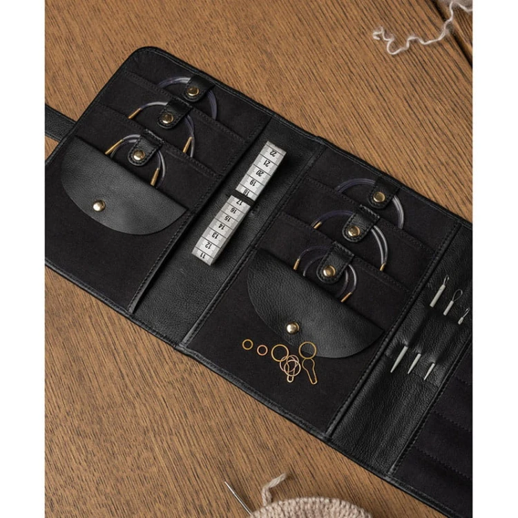 Etui / organizer / RE:DESIGNED / Project 14 / skóra / black / gold