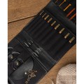 Etui / organizer / RE:DESIGNED / Project 14 / skóra / black / gold