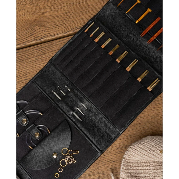 Etui / organizer / RE:DESIGNED / Project 14 / skóra / black / gold