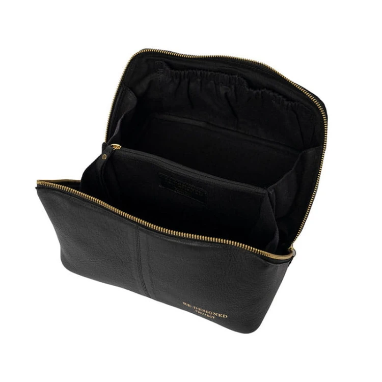 Etui / piórnik / organizer / RE:DESIGNED / Project 9 / skóra / black / gold