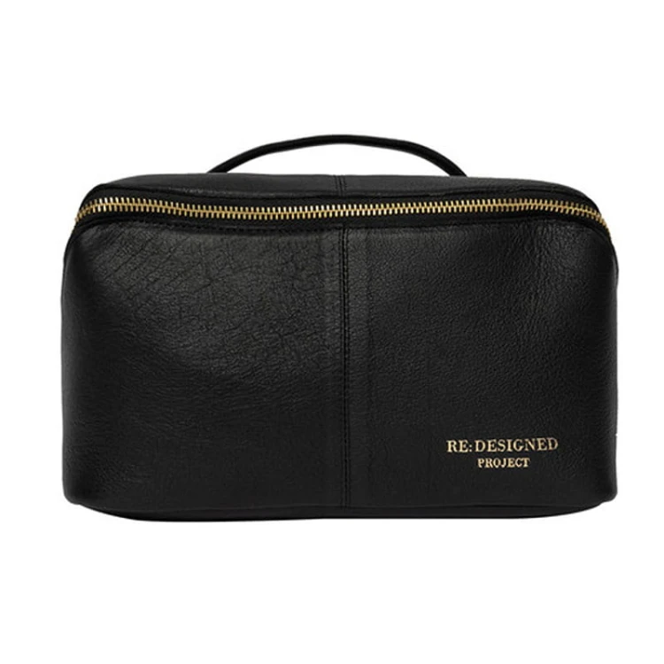 Etui / piórnik / organizer / RE:DESIGNED / Project 9 / skóra / black / gold
