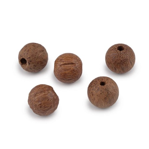 Koraliki kokosowe / 20 mm / otwór 4,5 mm / 5 szt