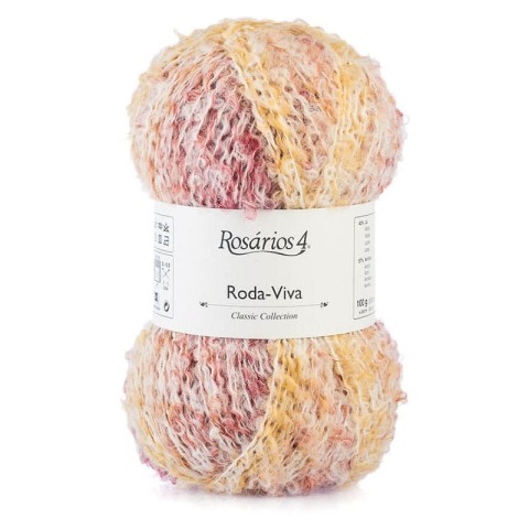 Włóczka Rosarios 4 Roda-Viva / 10 Lilas Rosa