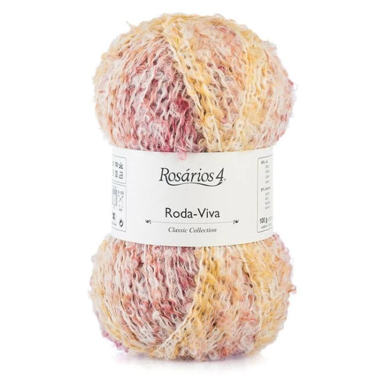 Włóczka Rosarios 4 Roda-Viva / 10 Lilas Rosa