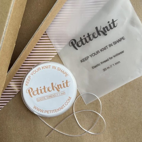 Nić elastyczna PetiteKnit / transparentna / 20 mb