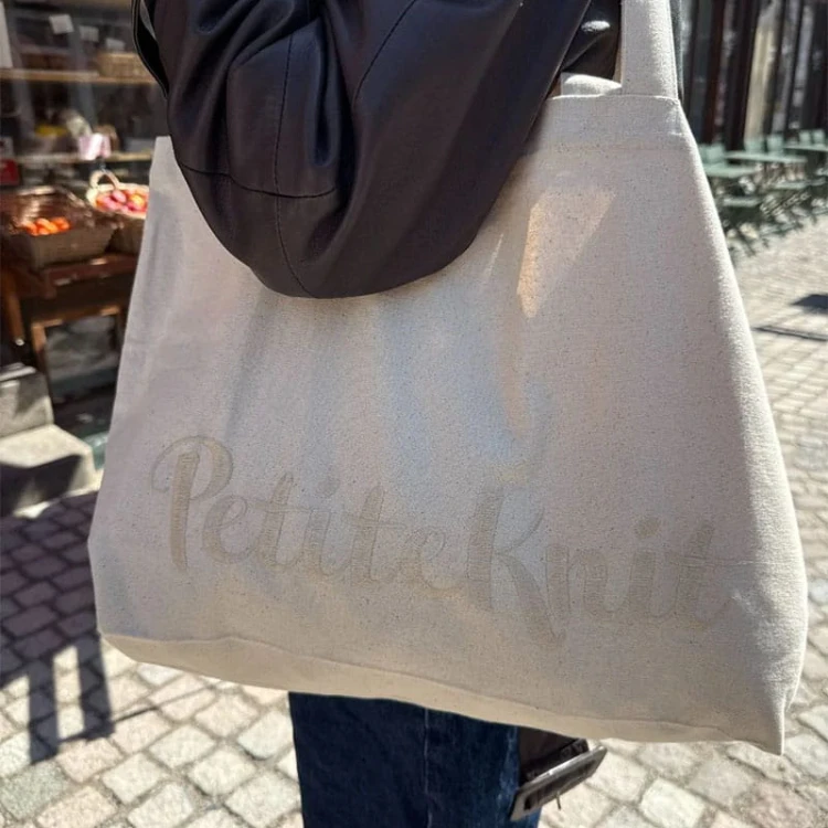 Torba bawełniana PetiteKnit Signature Shopper