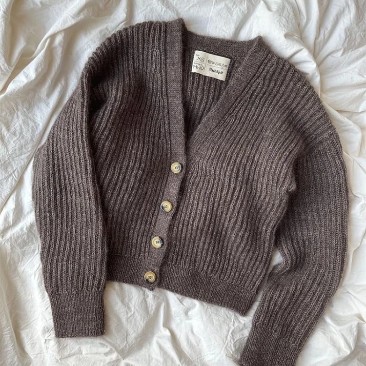 Wzór PetiteKnit / Agnete Cardigan - w języku angielskim