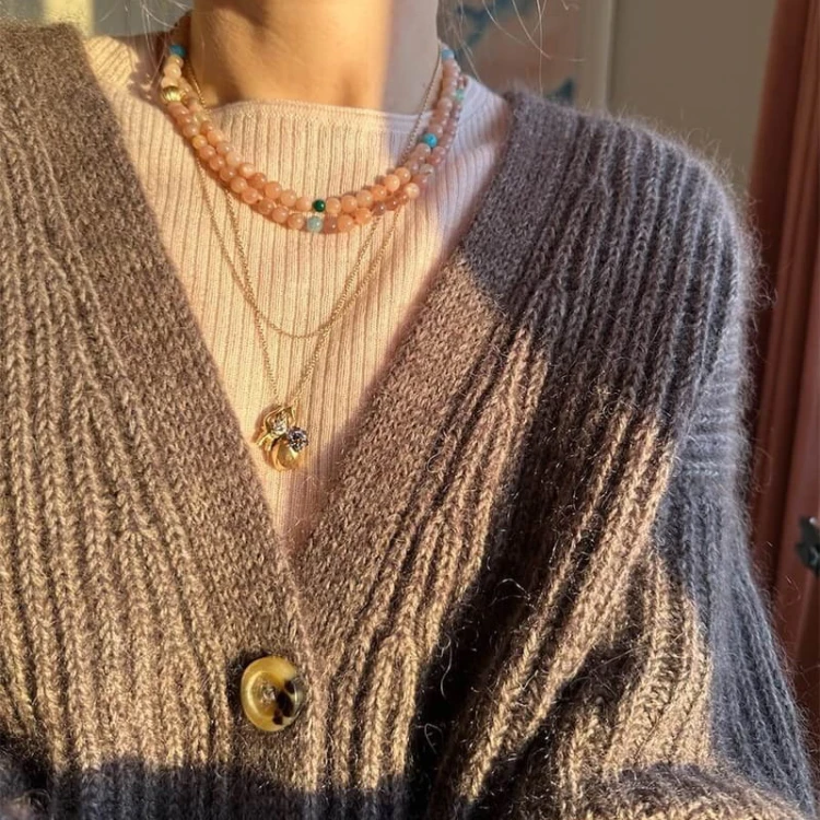 Wzór PetiteKnit / Agnete Cardigan - w języku angielskim