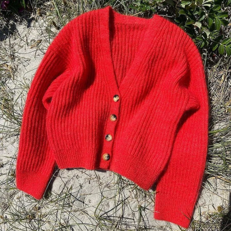 Wzór PetiteKnit / Agnete Cardigan - w języku angielskim
