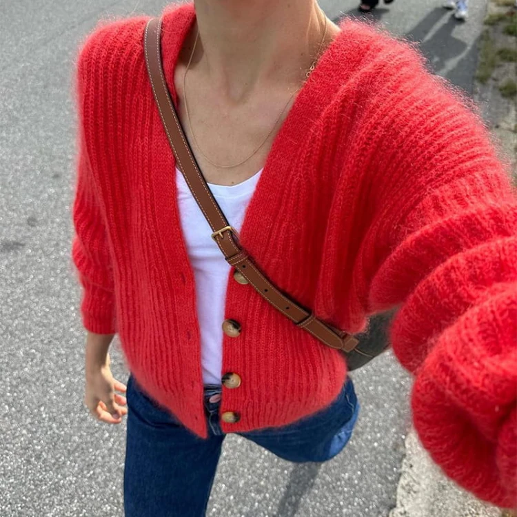 Wzór PetiteKnit / Agnete Cardigan - w języku angielskim