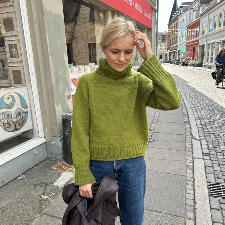 Wzór PetiteKnit / Amy Sweater - w języku angielskim + tłumaczenie PL