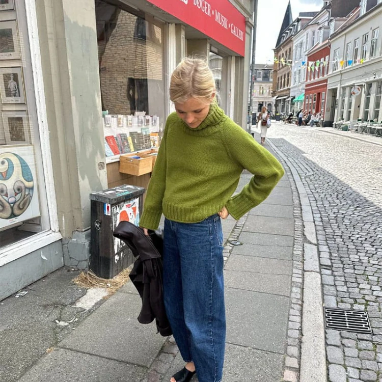 Wzór PetiteKnit / Amy Sweater - w języku angielskim + tłumaczenie PL