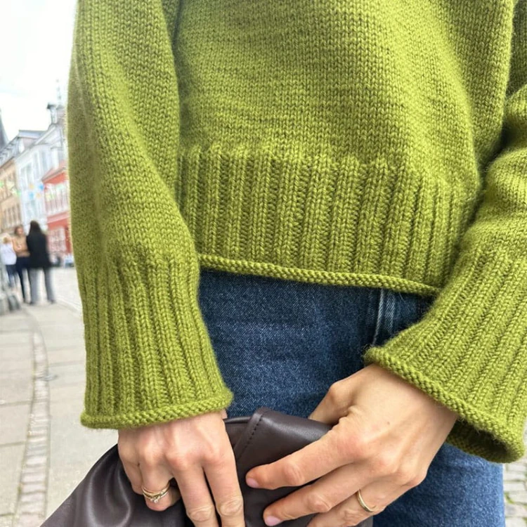 Wzór PetiteKnit / Amy Sweater - w języku angielskim + tłumaczenie PL