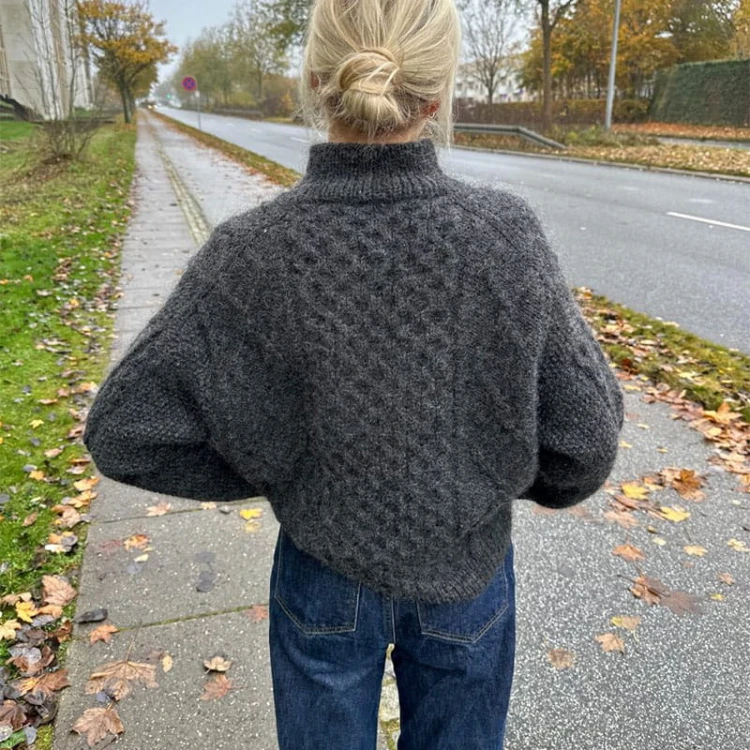 Wzór PetiteKnit / Dagmar Sweater - w języku angielskim + tłumaczenie PL