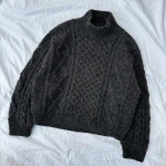 Wzór PetiteKnit / Dagmar Sweater - w języku angielskim + tłumaczenie PL