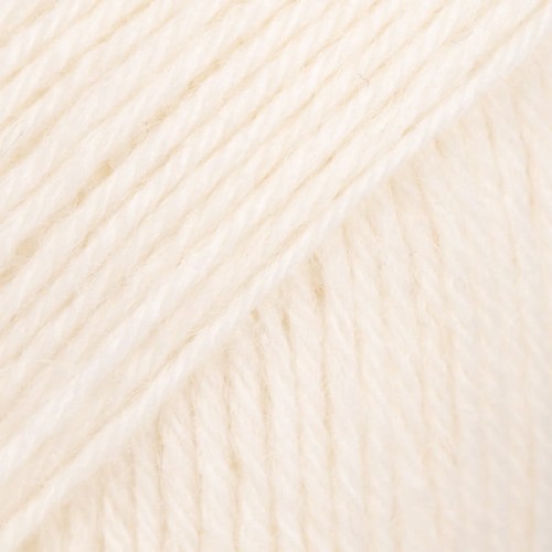 Włóczka skarpetkowa Drops Fabel 100 / ecru / uni colour