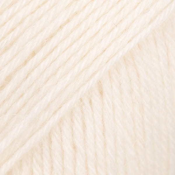 Włóczka skarpetkowa Drops Fabel 100 / ecru / uni colour