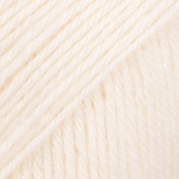 Włóczka skarpetkowa Drops Fabel 100 / ecru / uni colour