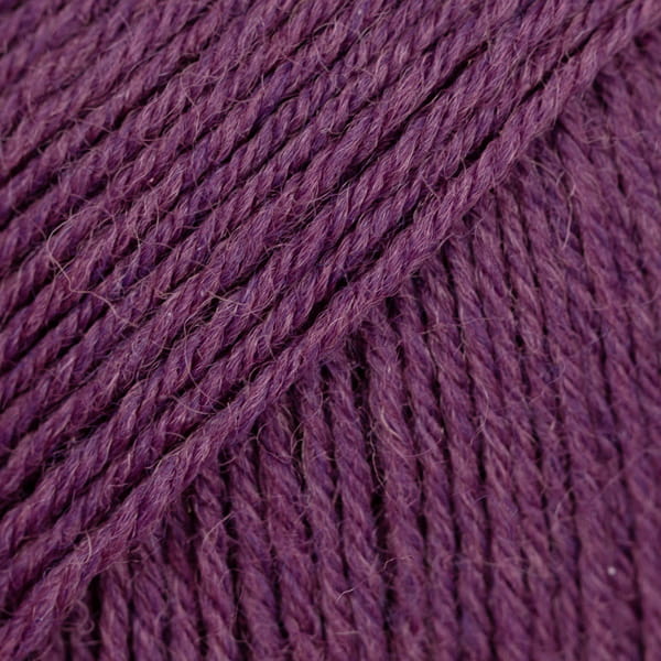 Włóczka skarpetkowa Drops Fabel 104 / fioletowy / uni colour