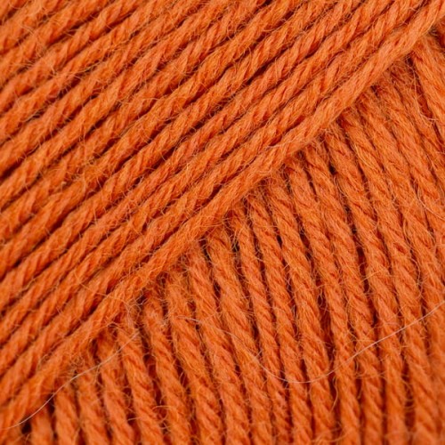 Włóczka skarpetkowa Drops Fabel 110 / rdza / uni colour