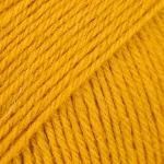 Włóczka skarpetkowa Drops Fabel 111 / musztarda / uni colour