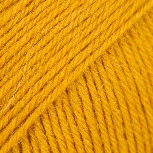 Włóczka skarpetkowa Drops Fabel 111 / musztarda / uni colour