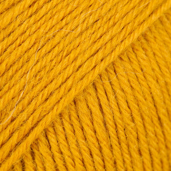 Włóczka skarpetkowa Drops Fabel 111 / musztarda / uni colour