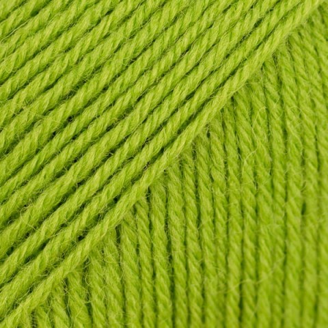 Włóczka skarpetkowa Drops Fabel 112 / zielone jabłuszko / uni colour