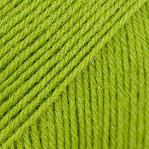 Włóczka skarpetkowa Drops Fabel 112 / zielone jabłuszko / uni colour