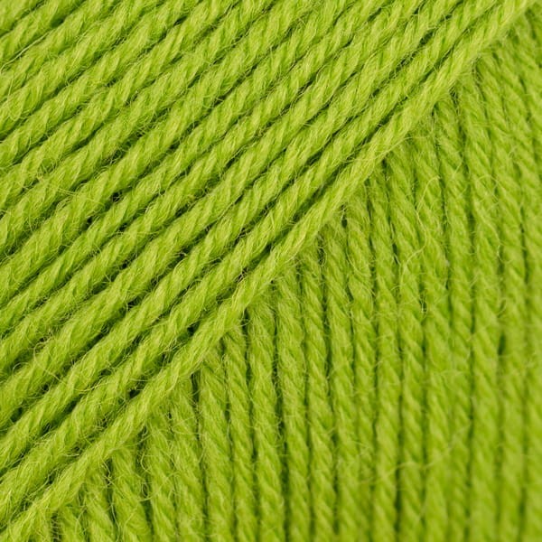 Włóczka skarpetkowa Drops Fabel 112 / zielone jabłuszko / uni colour