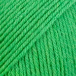 Włóczka skarpetkowa Drops Fabel 118 / papuzia zieleń / uni colour