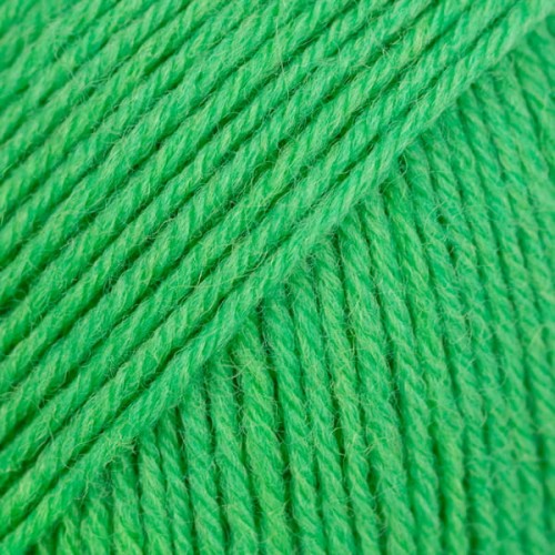 Włóczka skarpetkowa Drops Fabel 118 / papuzia zieleń / uni colour