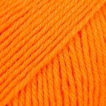 Włóczka skarpetkowa Drops Fabel 119 / elektryzujący pomarańcz / uni colour 