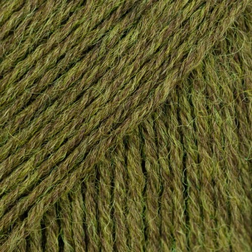 Włóczka skarpetkowa Drops Fabel 122 / ciemna oliwka / uni colour