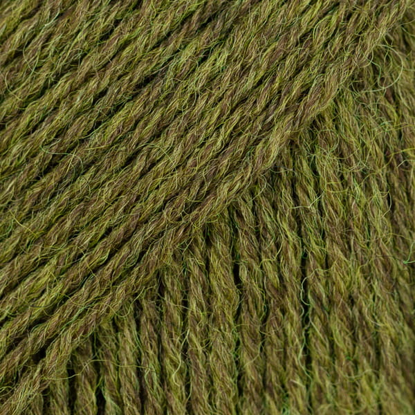 Włóczka skarpetkowa Drops Fabel 122 / ciemna oliwka / uni colour