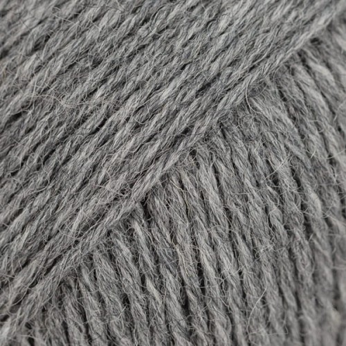 Włóczka skarpetkowa Drops Fabel 200 / szary / uni colour
