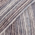 Włóczka skarpetkowa Drops Fabel 602 / srebrny lis / long print