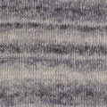 Włóczka skarpetkowa Drops Fabel 602 / srebrny lis / long print