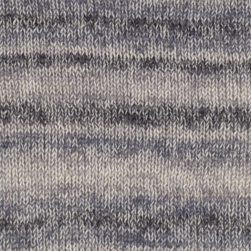 Włóczka skarpetkowa Drops Fabel 602 / srebrny lis / long print