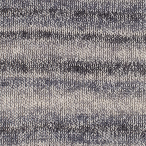 Włóczka skarpetkowa Drops Fabel 602 / srebrny lis / long print