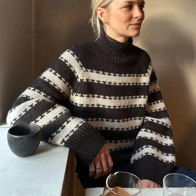 Wzór PetiteKnit / Key Sweater - w języku angielskim + tłumaczenie PL