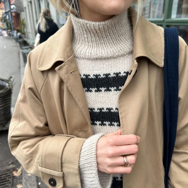 Wzór PetiteKnit / Key Sweater - w języku angielskim + tłumaczenie PL