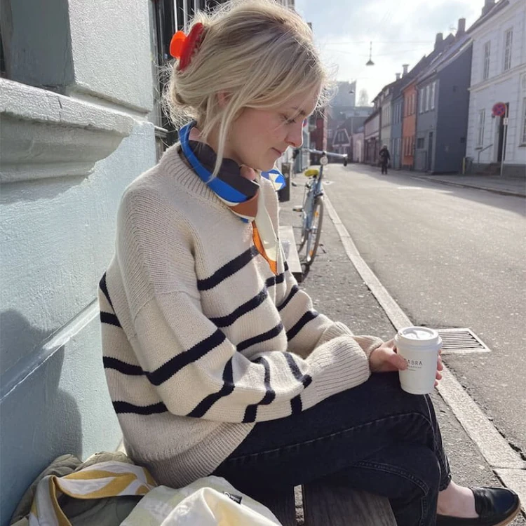 Wzór PetiteKnit / Marseille Sweater - w języku angielskim
